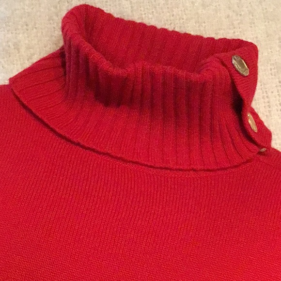 Carlisle Sport Red Shift Lambswool Knit Dress - Large - Picture 6 of 8